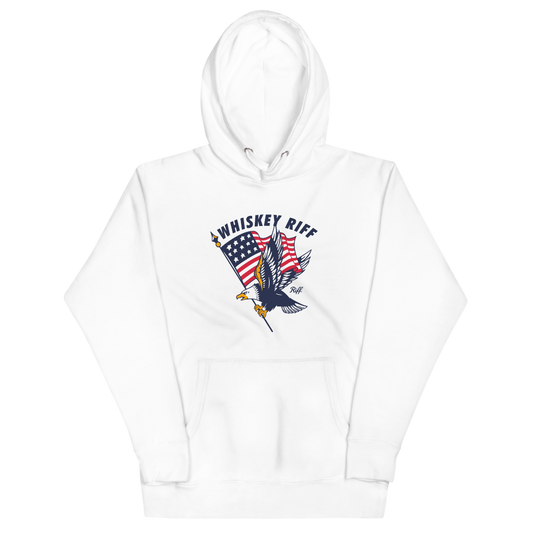 Whiskey RIFF Bald Eagle Hoodie