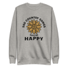 Sad Country Songs Make Me Happy Crewneck Sweatshirt