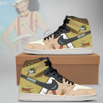 Ussop One Piece Air Jordan 1 High Top Shoes SMUOPA1 - Shoesmates