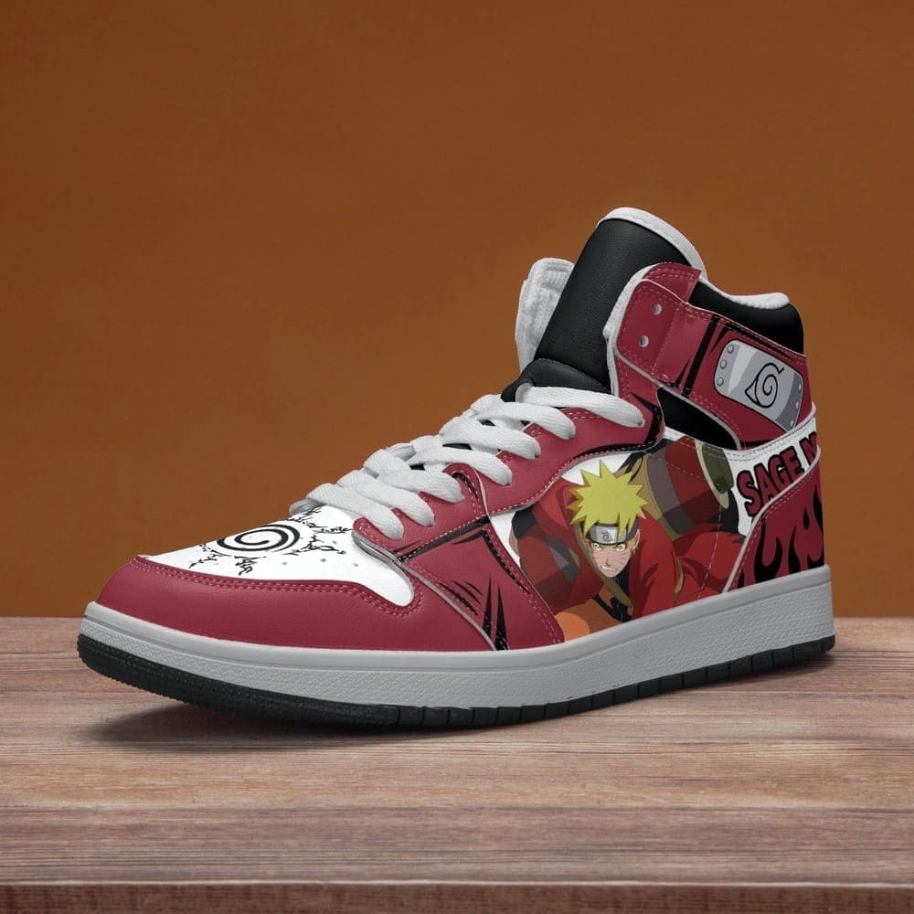 Uzumaki Naruto Air Jordan 1 High Top Shoes