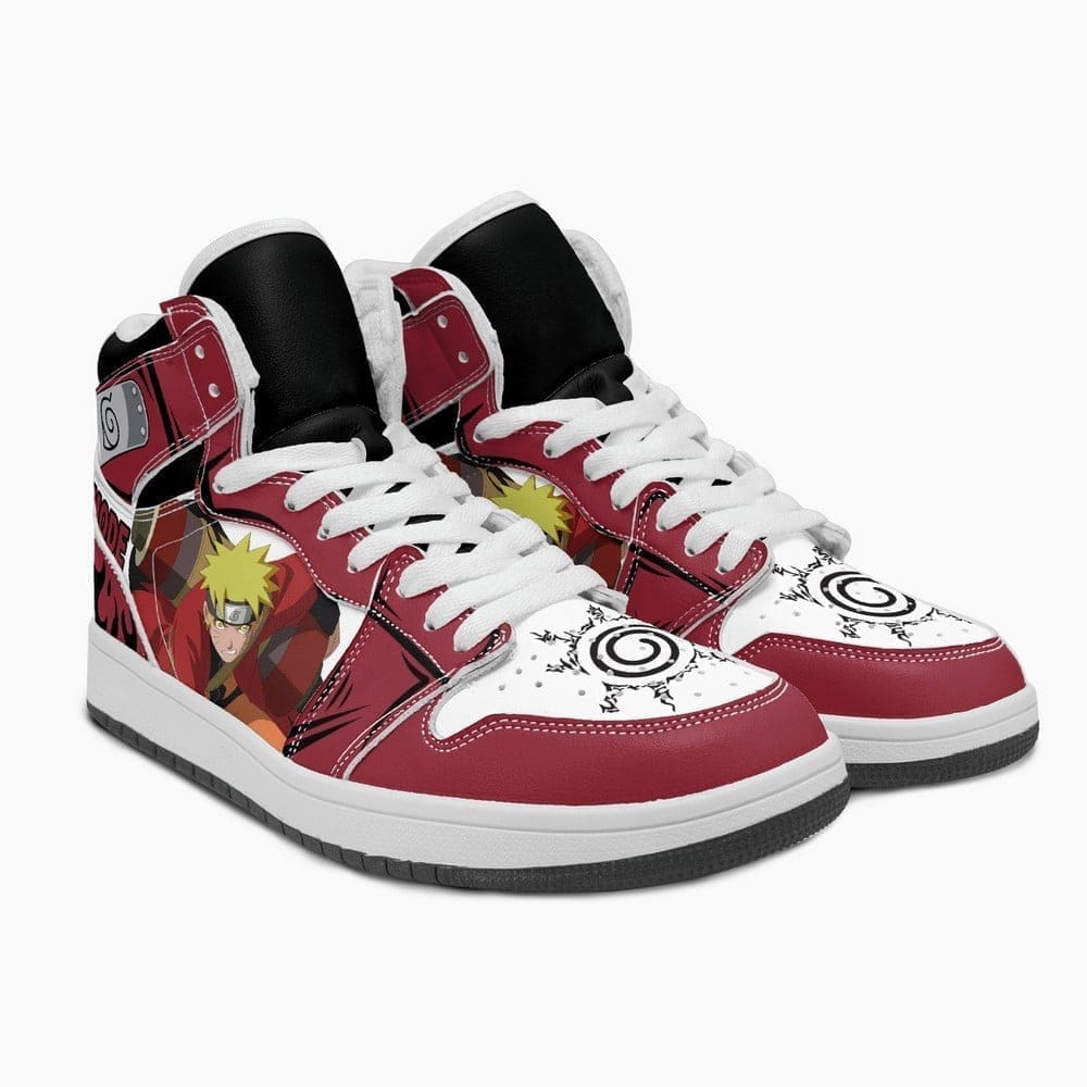 Uzumaki Naruto Air Jordan 1 High Top Shoes