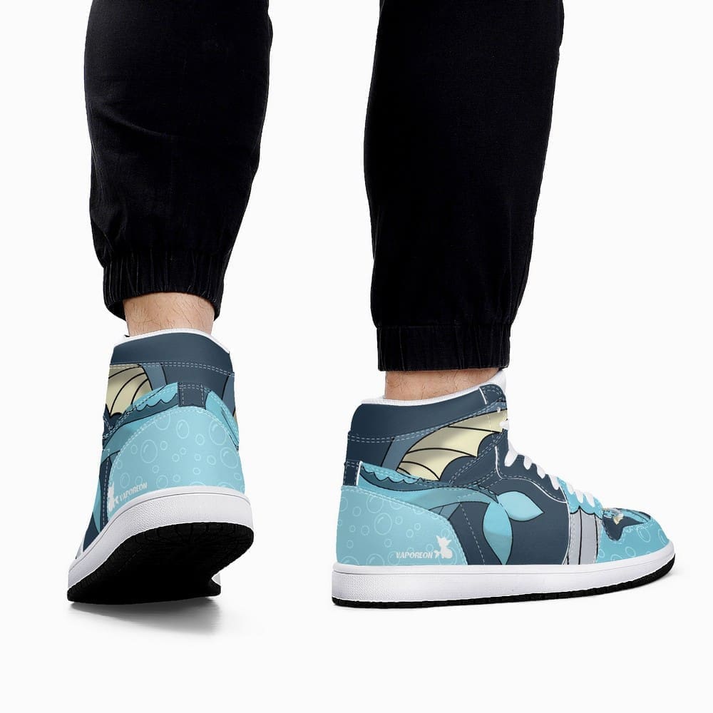 Vaporeon Pokemon Air Jordan 1 High Top Shoes