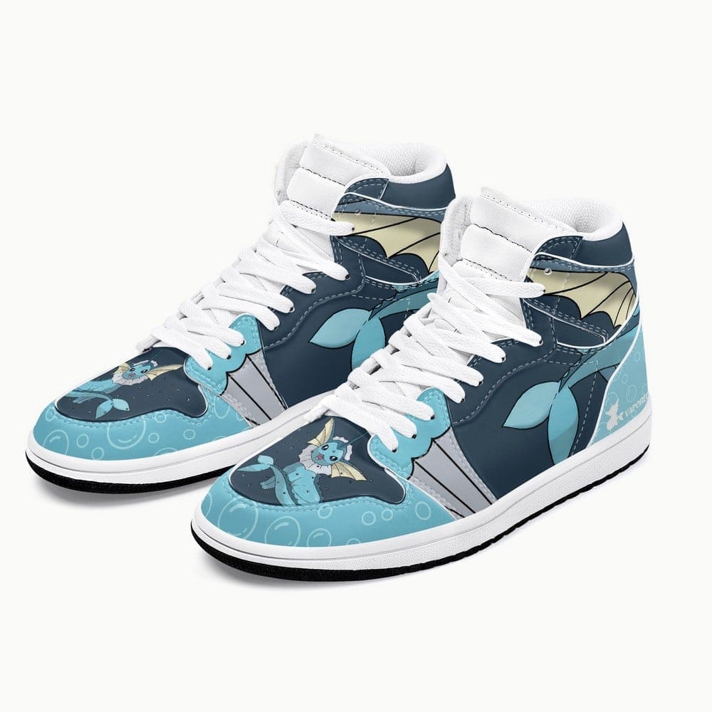 Vaporeon Pokemon Air Jordan 1 High Top Shoes