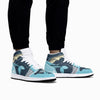 Vaporeon Pokemon Air Jordan 1 High Top Shoes