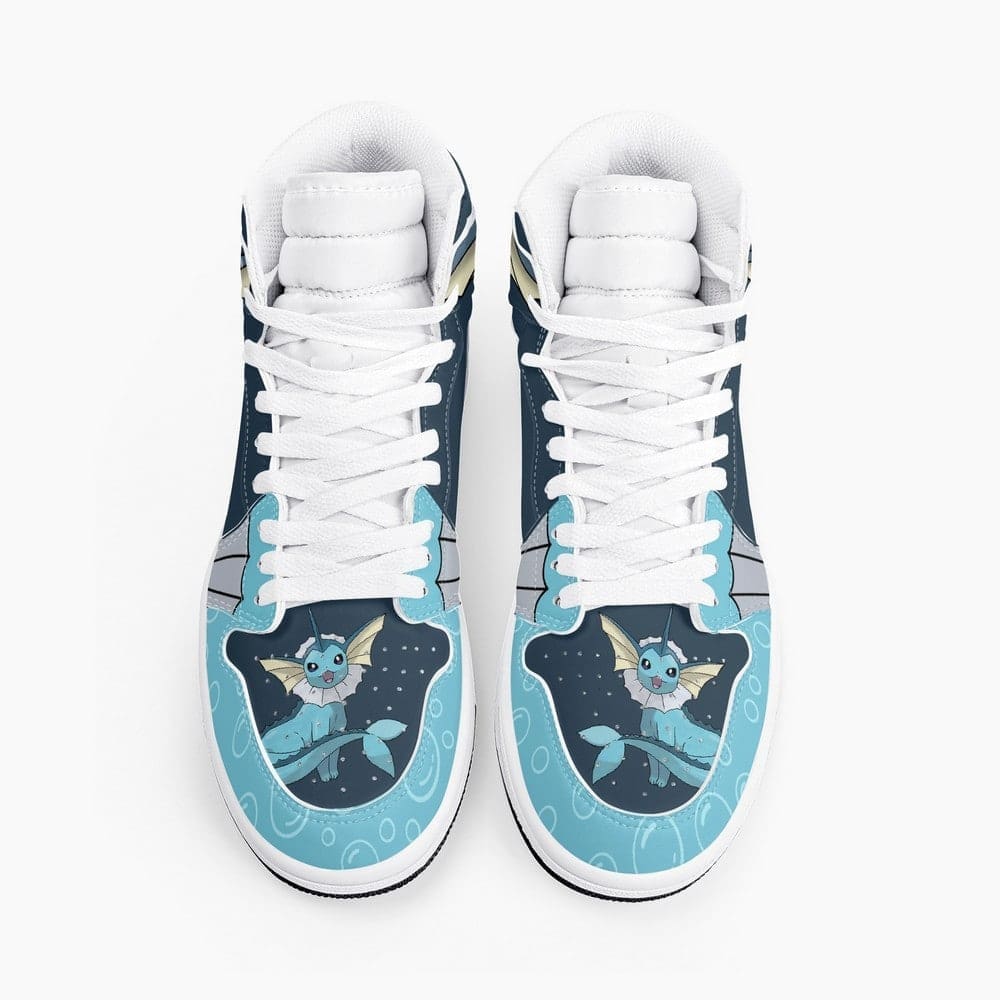 Vaporeon Pokemon Air Jordan 1 High Top Shoes