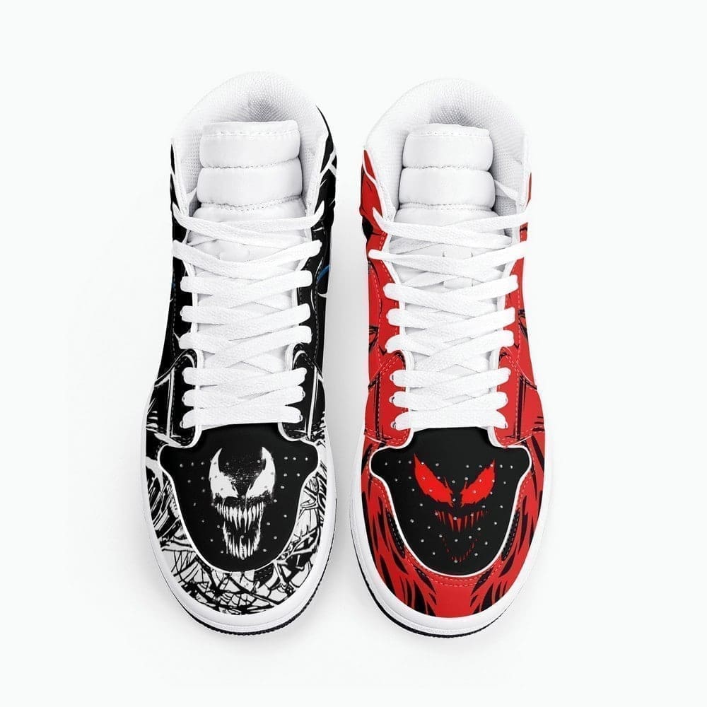 Venom Carnage Air Jordan 1 High Top Shoes