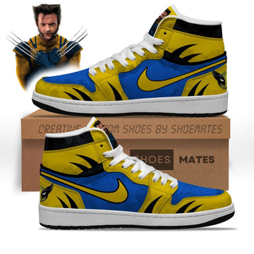 Wolverine Air Jordan 1 High Top Shoes