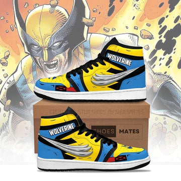 Wolverine Air Jordan 1 High Top Shoes