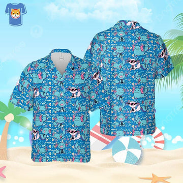 Wooper Pokemon Shirt Summer Gift Hawaiian Shirt Wooper Button Up Shirt