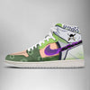 Zoro One Piece Air Jordan 1 High Top Shoes SMZOPA1 - Shoesmates