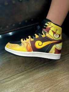 Akatsuki Cloud Naruto Air Jordan 1 High Top Shoes SM60423 photo review