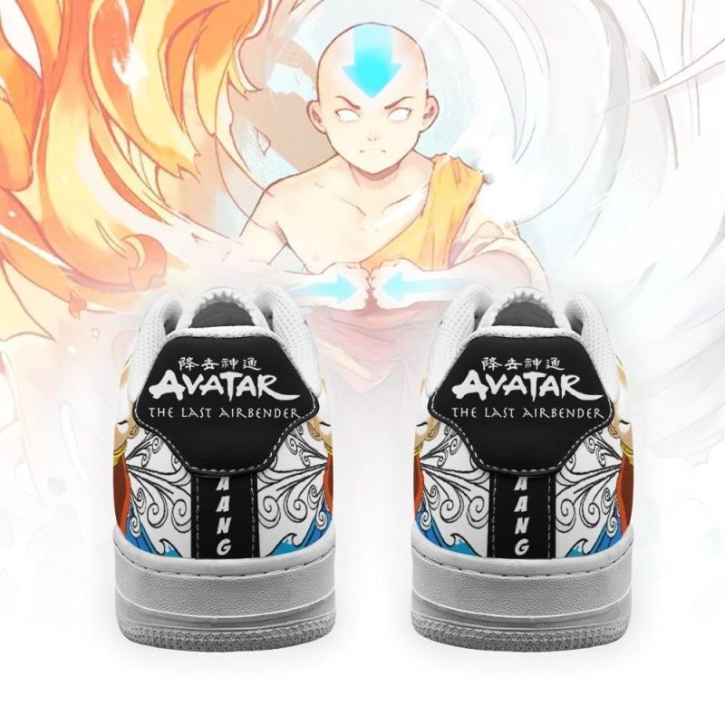 Aang Avatar Air Sneakers NAF Four Nation Tribe - Image 3