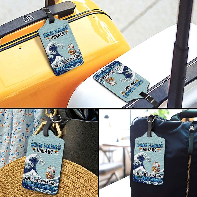 Next destination - One Piece Personalized Luggage Tag - Image 3