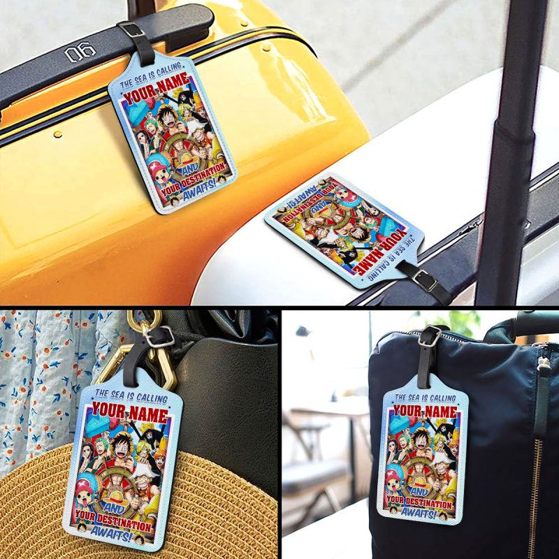 The Sea Is Calling - One Piece Personalized Luggage Tag - Image 3