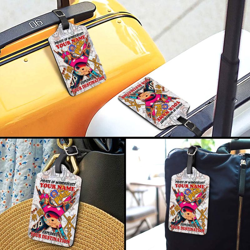 Pirate Of Wanderlust - One Piece Personalized Luggage Tag - Image 3