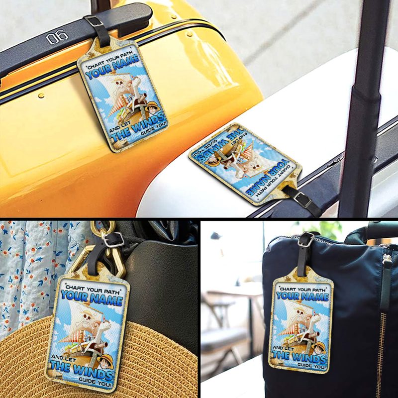 Chart Your Path - One Piece Personalized Luggage Tag - Image 3