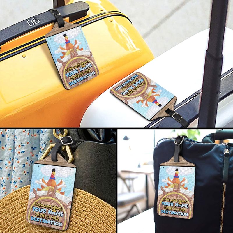 Every Wave Brings You Closer To - One Piece Personalized Luggage Tag - Image 3