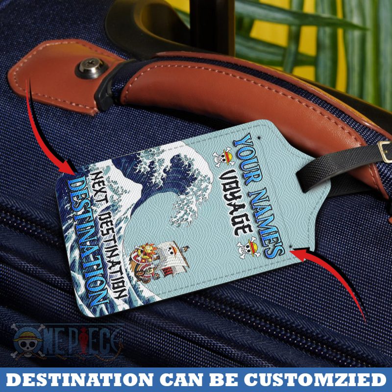 Next destination - One Piece Personalized Luggage Tag - Image 2