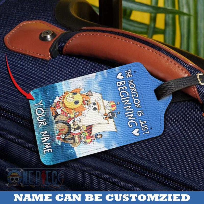 The Horizon Is Just The Beginning - One Piece Personalized Luggage Tag - Image 2