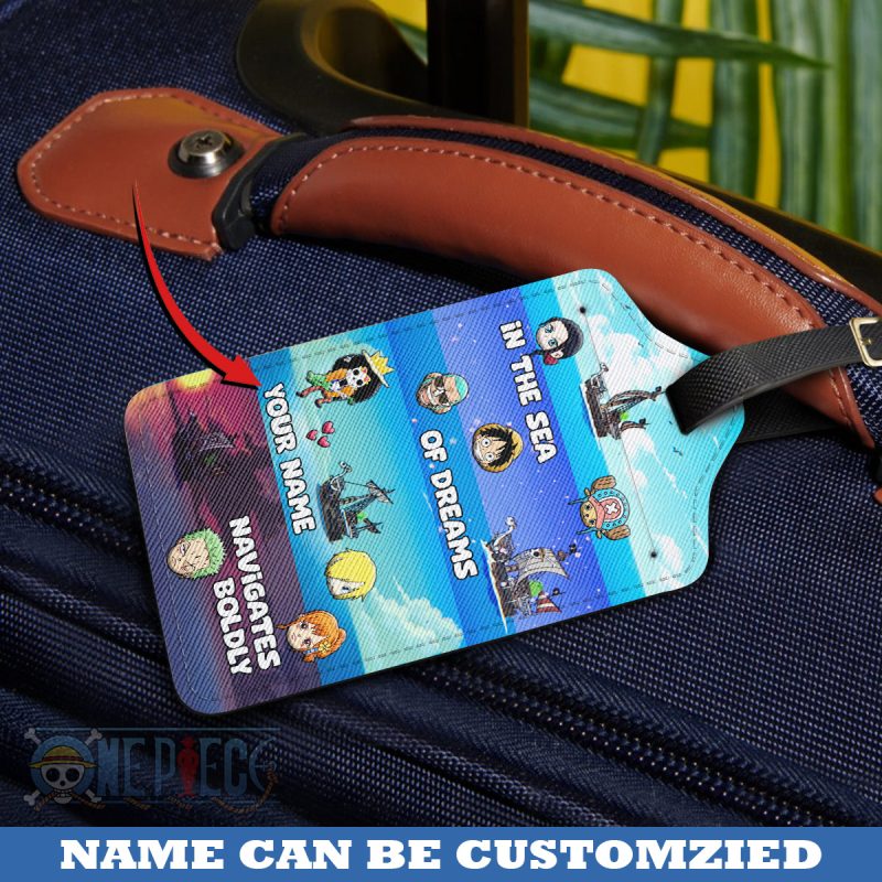 In The Sea Of Dreams - One Piece Personalized Luggage Tag - Image 2