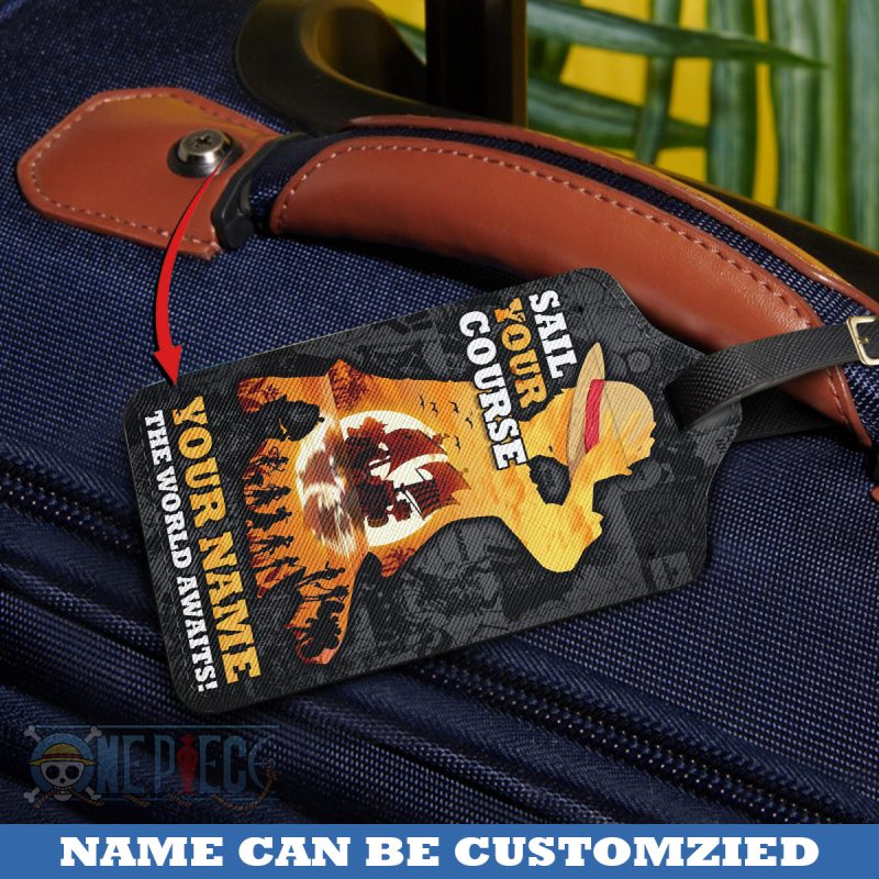 Sail Your Course - One Piece Personalized Luggage Tag - Image 3