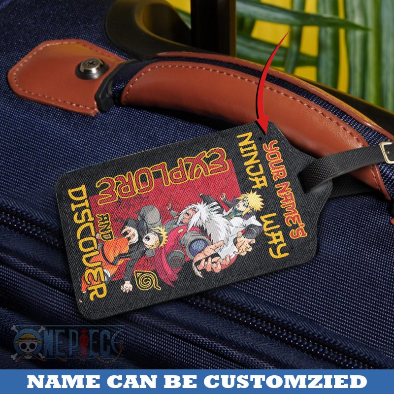 Your Ninja Way - Naruto Personalized Luggage Tag - Image 2