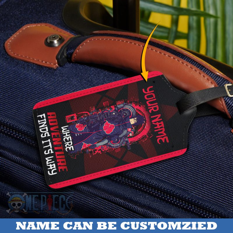 Where Adventure Finds Its Way - Naruto Personalized Luggage Tag - Image 2