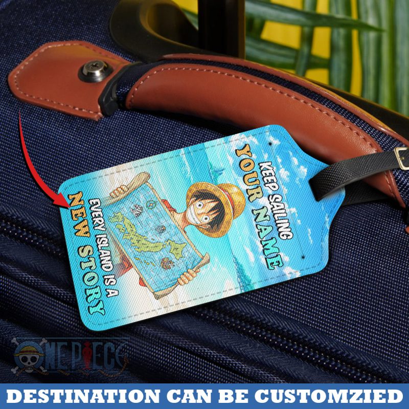 Every Island Is A New Story - One Piece Personalized Luggage Tag - Image 2