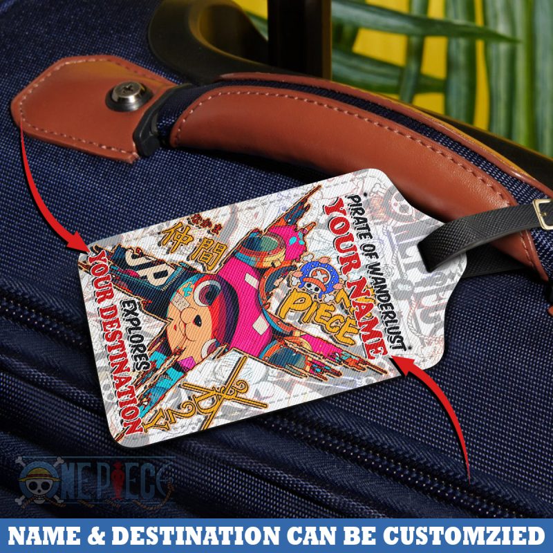 Pirate Of Wanderlust - One Piece Personalized Luggage Tag - Image 2