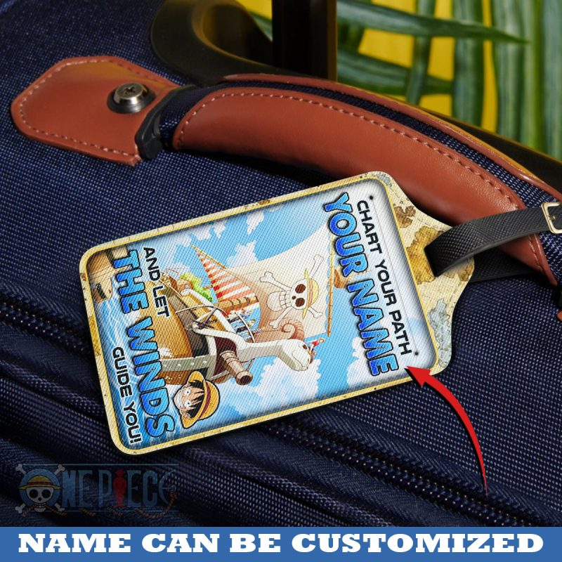 Chart Your Path - One Piece Personalized Luggage Tag - Image 2