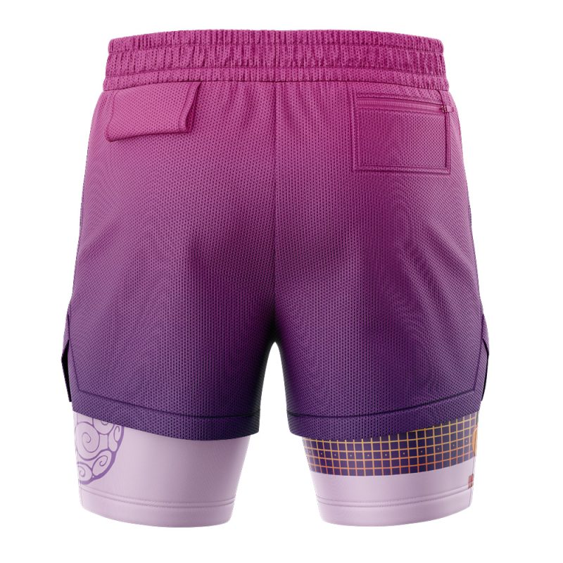 Foxnfish 5th Gear Luffy OP 2-in-1 Performance Shorts - Image 4