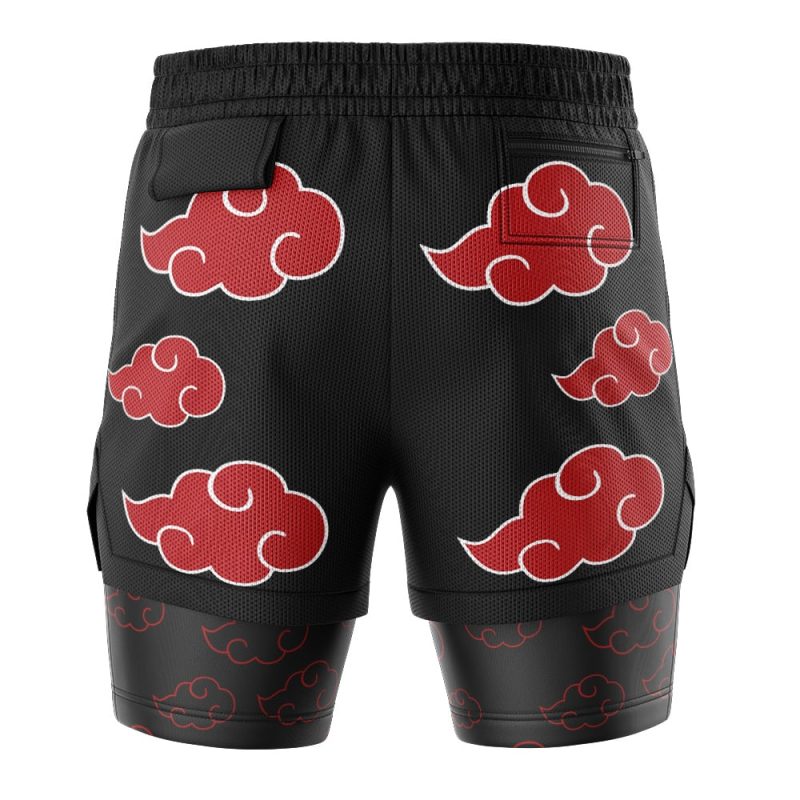 Foxnfish Akatsuki Black 2-in-1 Performance Shorts - Image 4