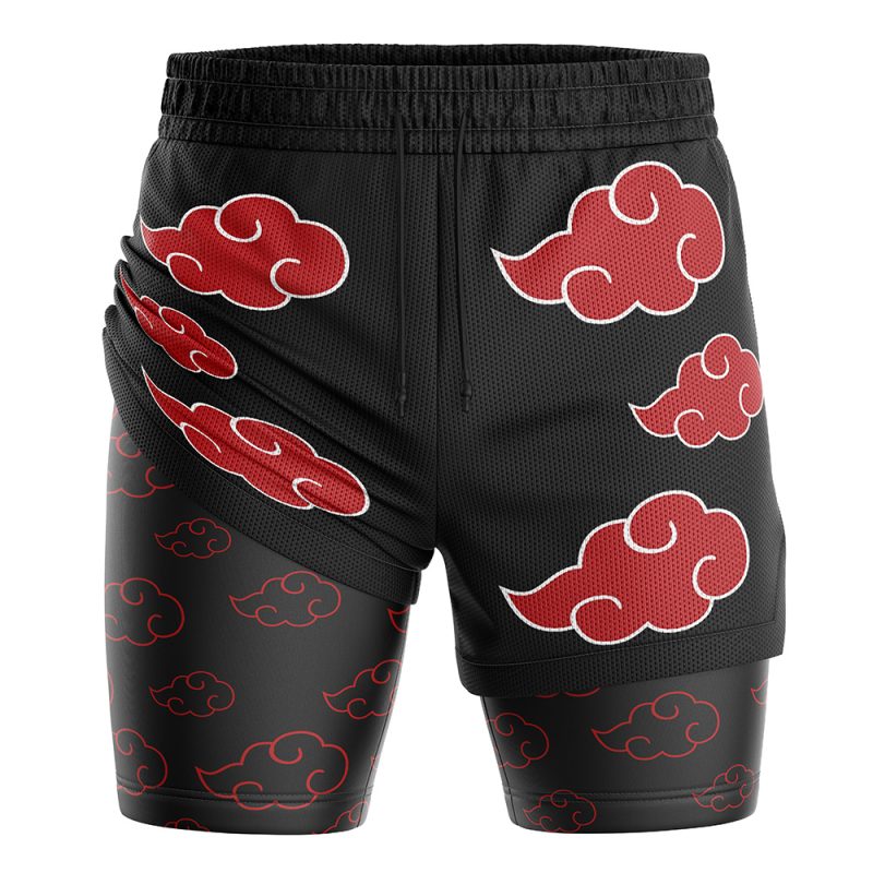 Foxnfish Akatsuki Black 2-in-1 Performance Shorts - Image 3