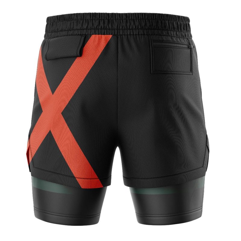 Foxnfish Bakugo My Hero Academia 2-in-1 Performance Shorts - Image 4