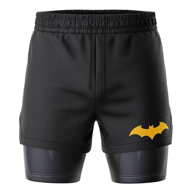 Foxnfish Batman DC Comics 2-in-1 Performance Shorts - Image 2