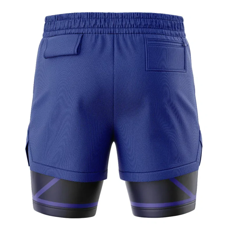 Foxnfish Blue Lock 2-in-1 Performance Shorts - Image 4