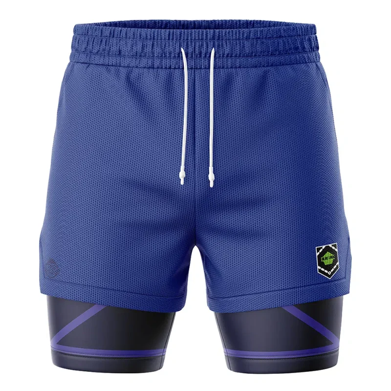 Foxnfish Blue Lock 2-in-1 Performance Shorts - Image 2