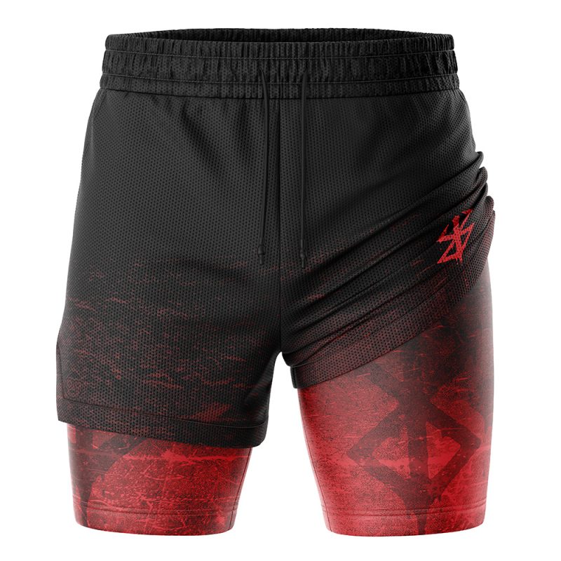 Foxnfish Brand of Sacrifice Berserk 2-in-1 Performance Shorts - Image 3