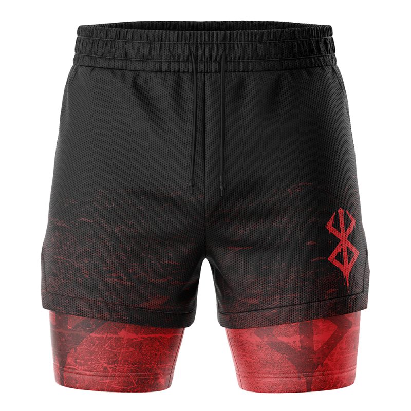 Foxnfish Brand of Sacrifice Berserk 2-in-1 Performance Shorts - Image 2