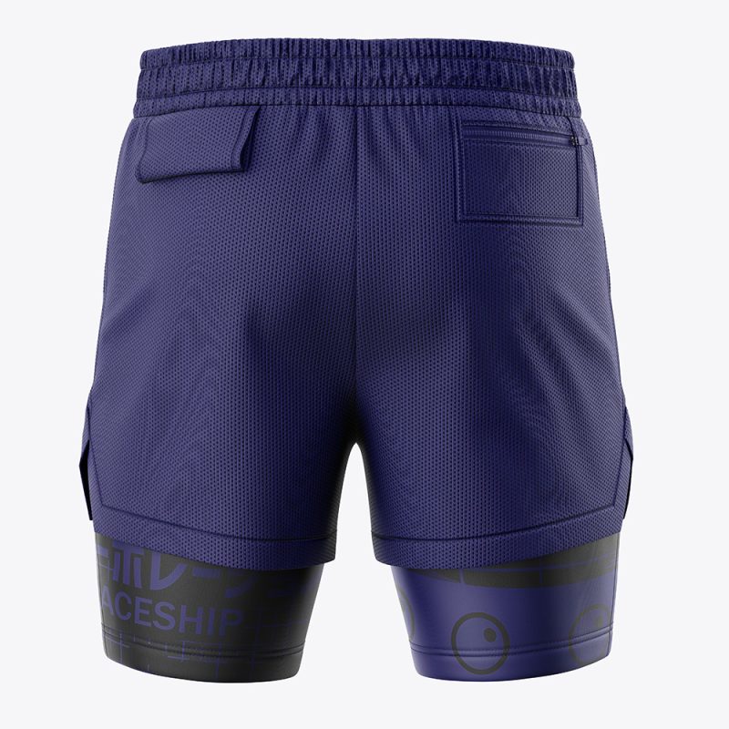 Foxnfish Capsule Corp DBZ 2-in-1 Performance Shorts - Image 4