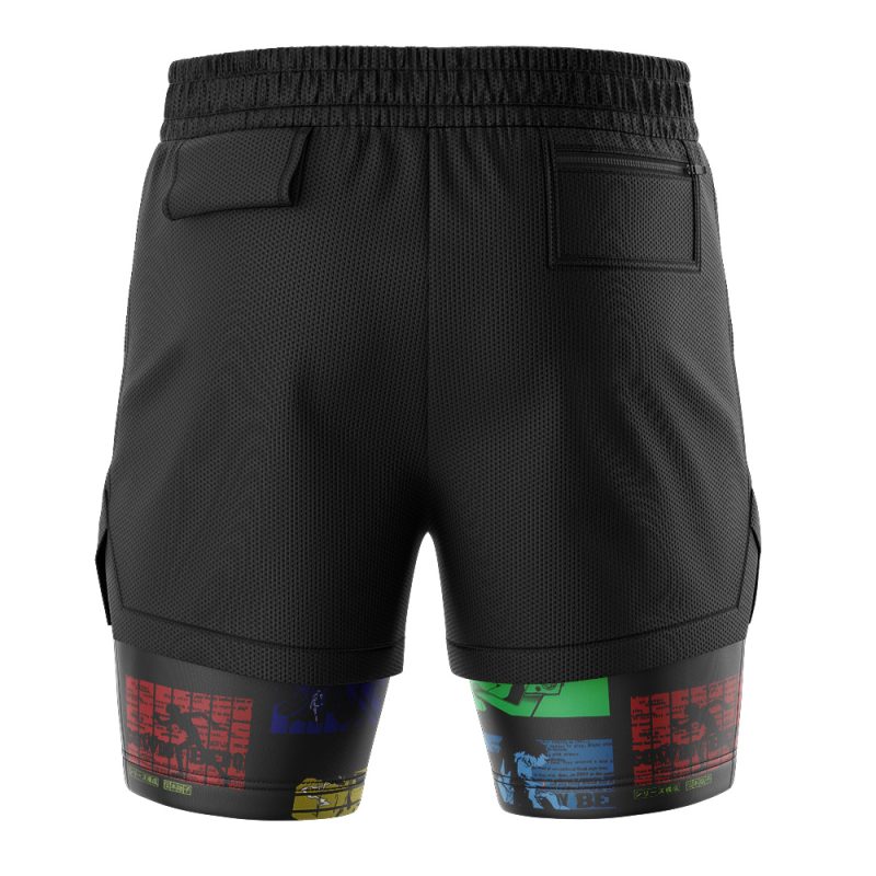 Foxnfish Cowboy Bebop 2-in-1 Performance Shorts - Image 4