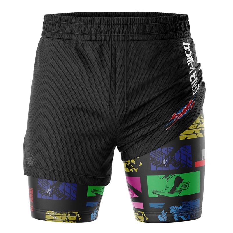 Foxnfish Cowboy Bebop 2-in-1 Performance Shorts - Image 3