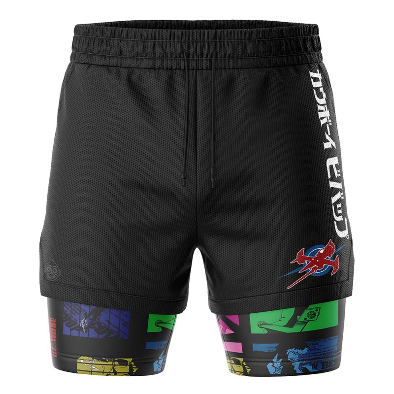 Foxnfish Cowboy Bebop 2-in-1 Performance Shorts - Image 2