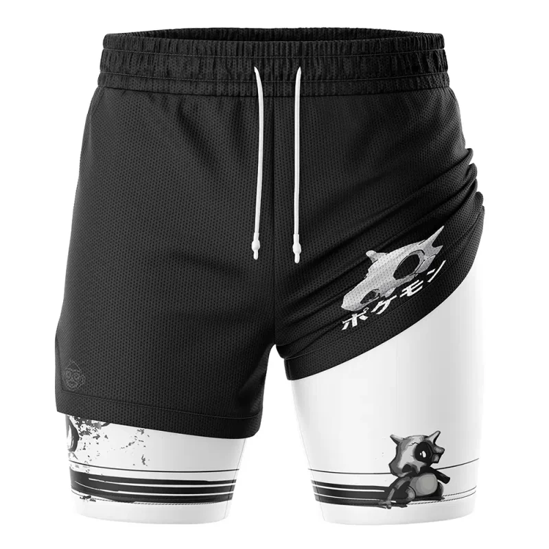 Foxnfish Cubone and the Ghosts Pokemon 2-in-1 Performance Shorts - Image 3