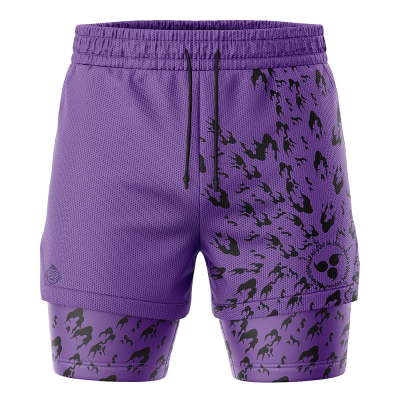 Foxnfish Curse Mark Shippuden 2-in-1 Performance Shorts - Image 2