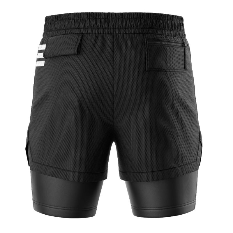 Foxnfish Death the Kid Soul Eater 2-in-1 Performance Shorts - Image 4