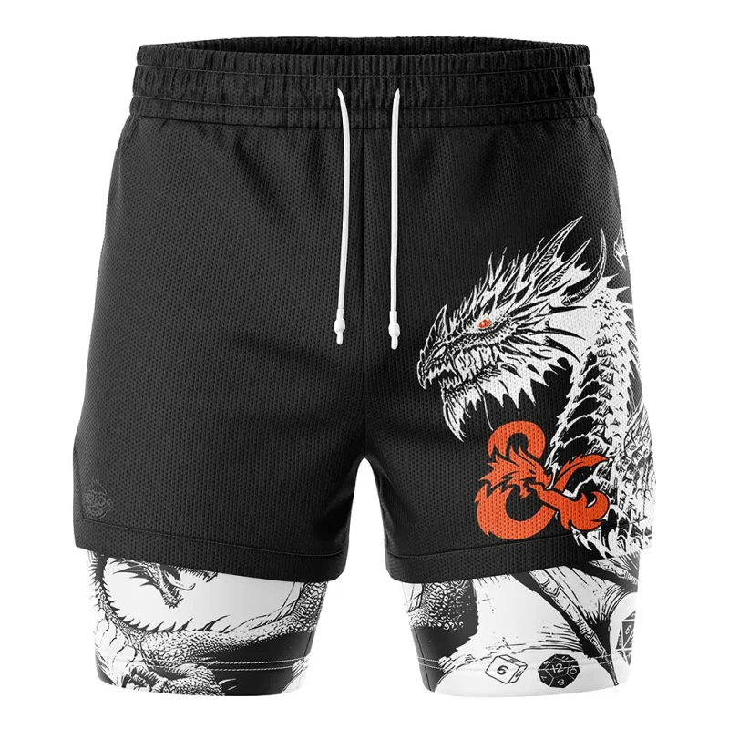 Foxnfish Dungeons & Dragons 2-in-1 Performance Shorts - Image 2