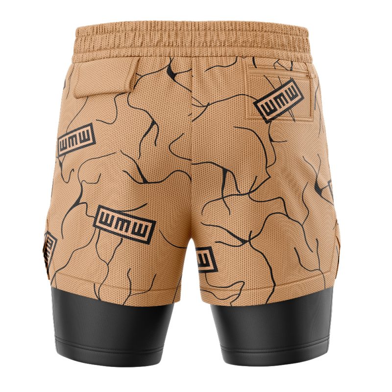 Foxnfish Gaara Shippuden 2-in-1 Performance Shorts - Image 4