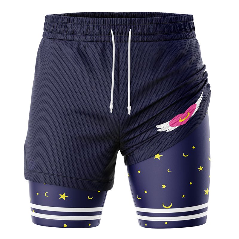 Foxnfish Galactic Sailor Moon 2-in-1 Performance Shorts - Image 3