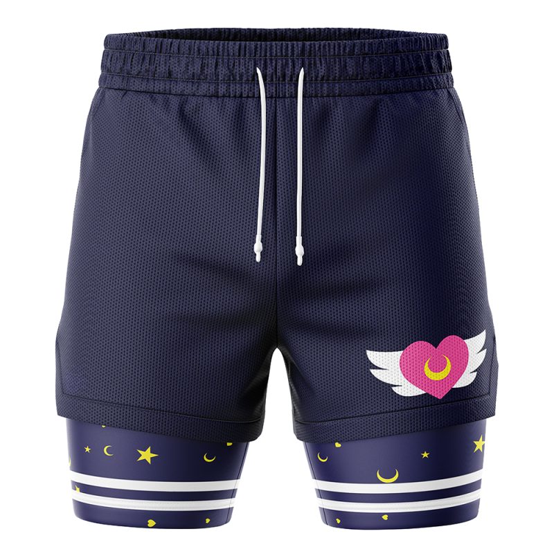 Foxnfish Galactic Sailor Moon 2-in-1 Performance Shorts - Image 2